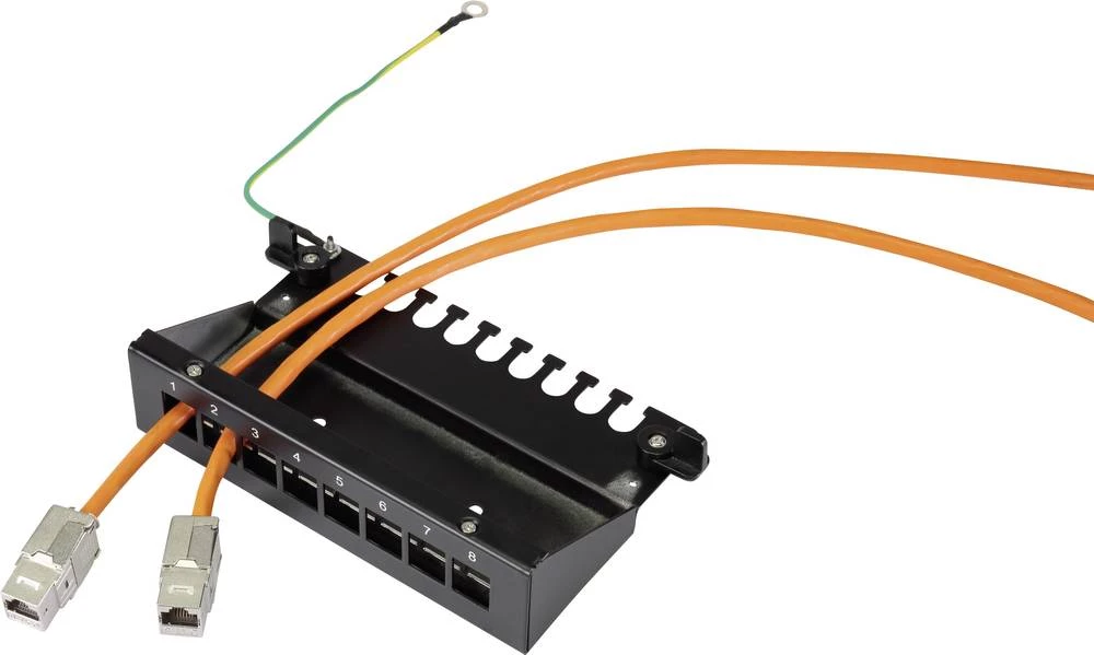8 ulaza Mreža Patch box Renkforce RF-BKP-80 Neopremljeno 1 U slika