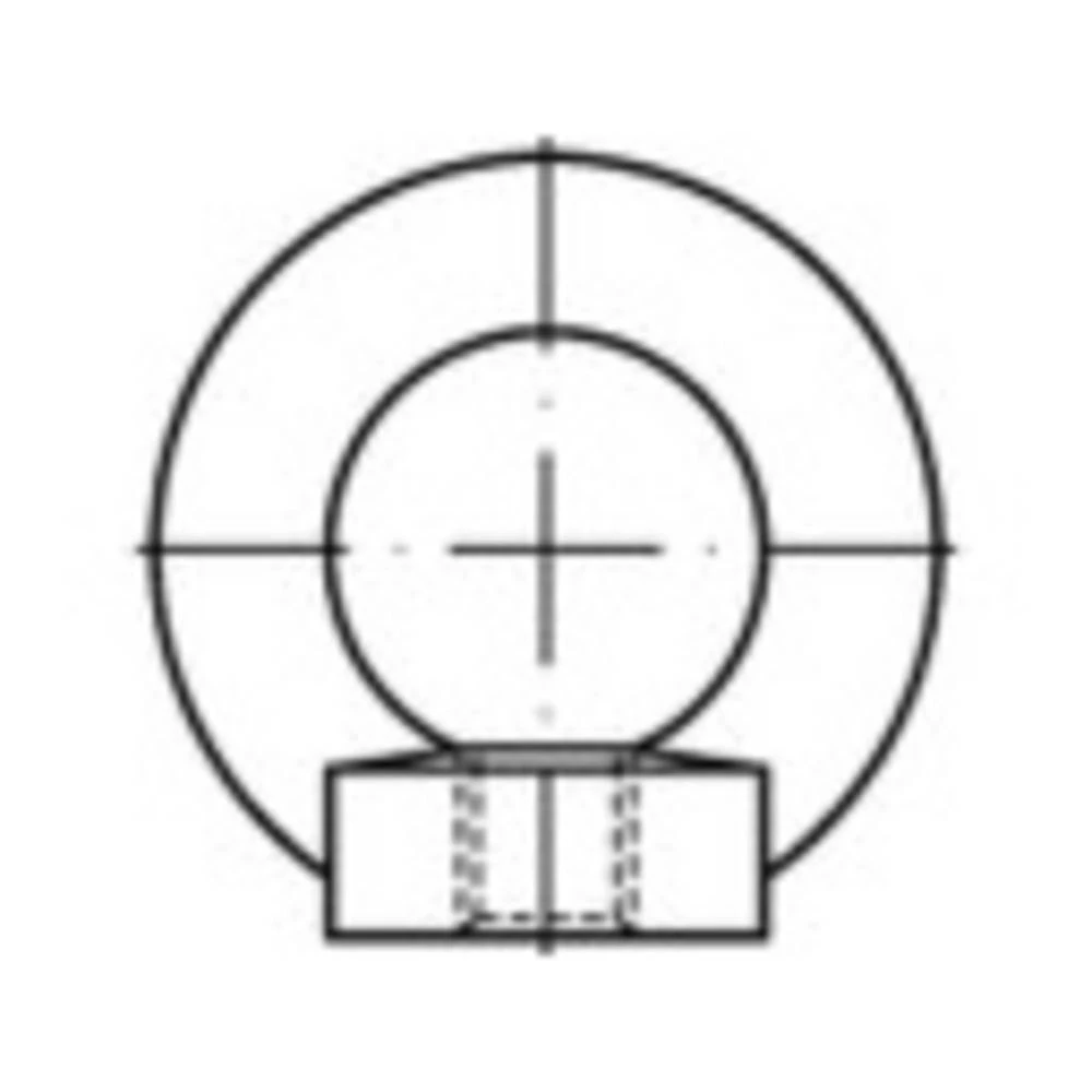 Prstenaste matice M30 DIN 582 Nehrđajući čelik A4 1 ST TOOLCRAFT TO-5358066 slika