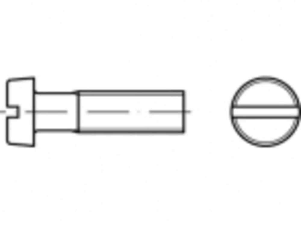 Vijci s cilindričnom glavom M10 80 mm Utor ISO 1207 Nehrđajući čelik A2 25 ST TOOLCRAFT TO-5359161 slika