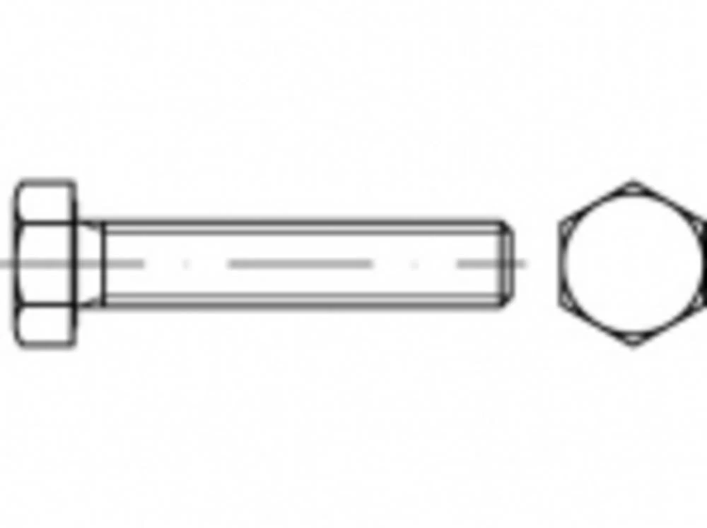 Vijci s šesterokutnom glavom M24 40 mm Vanjski šesterokutni ISO 4017 Nehrđajući čelik A4 1 ST TOOLCRAFT TO-5368245 slika