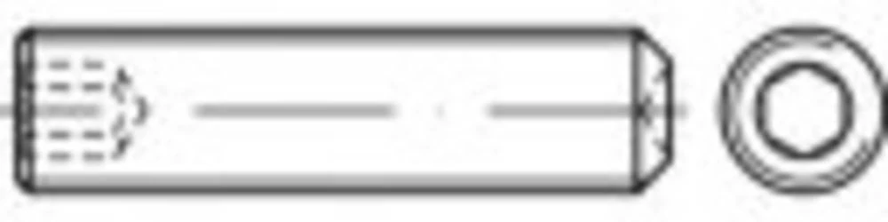 Navojni zatik M16 20 mm Nehrđajući čelik A4 TOOLCRAFT TO-5371440 10 ST slika