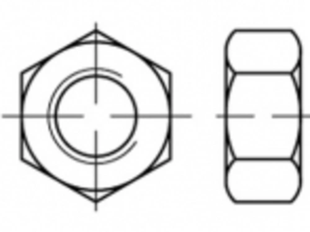 Šesterokutne matice M24 ISO 4032 Nehrđajući čelik A4 10 ST TOOLCRAFT TO-5371686 slika