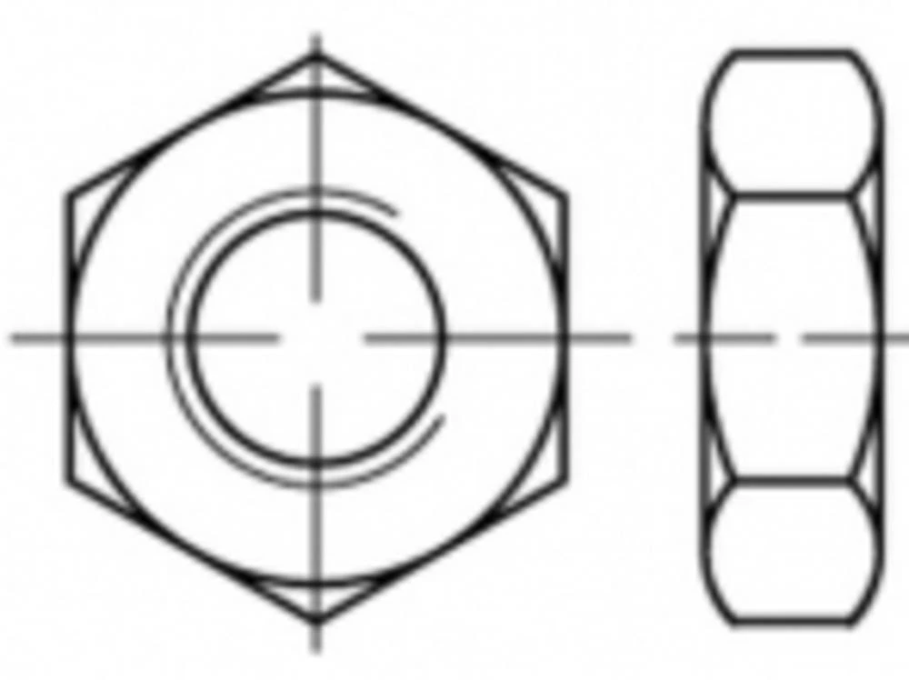 Šesterokutne matice M18 ISO 4035 Nehrđajući čelik A4 10 ST TOOLCRAFT TO-5371863 slika