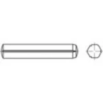 Cilindrični zatik s utorom 2 mm Nehrđajući čelik TOOLCRAFT TO-5378442 100 ST