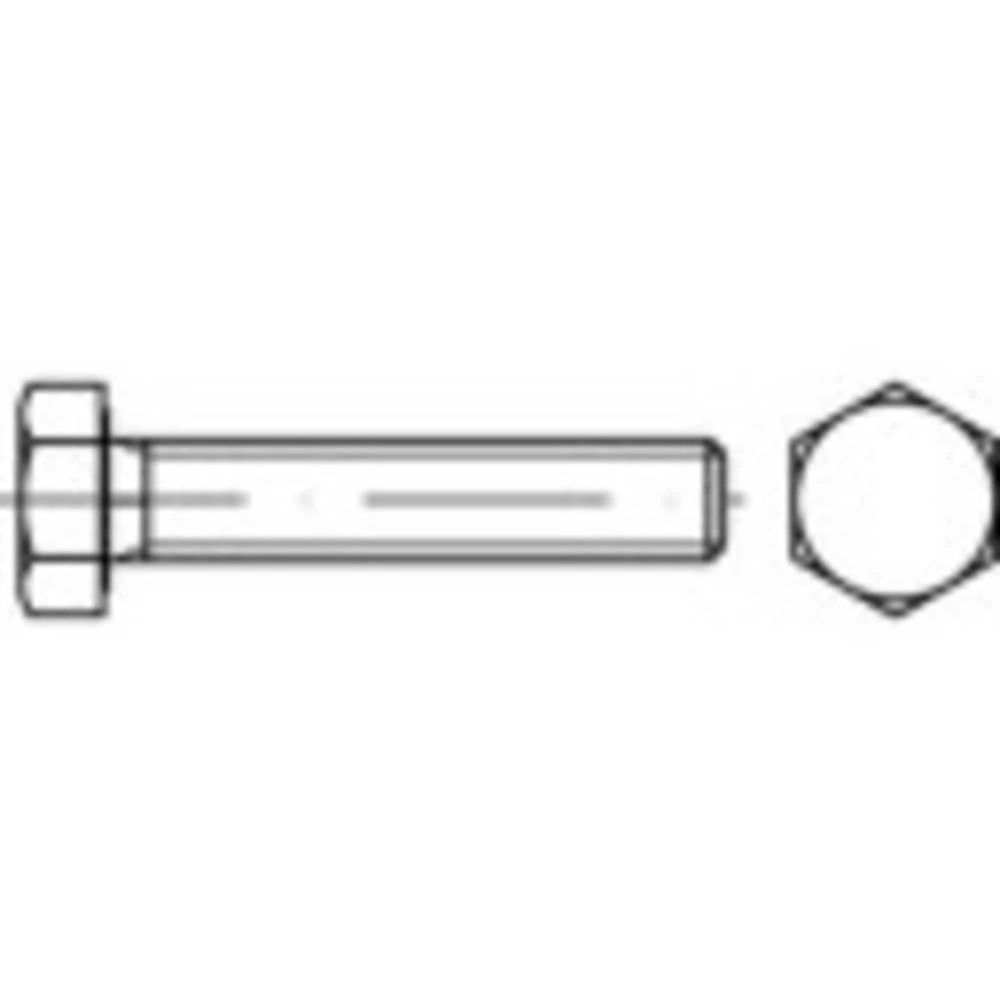 Vijci s šesterokutnom glavom M30 60 mm Vanjski šesterokutni DIN 961 1 ST TOOLCRAFT TO-5384292 slika