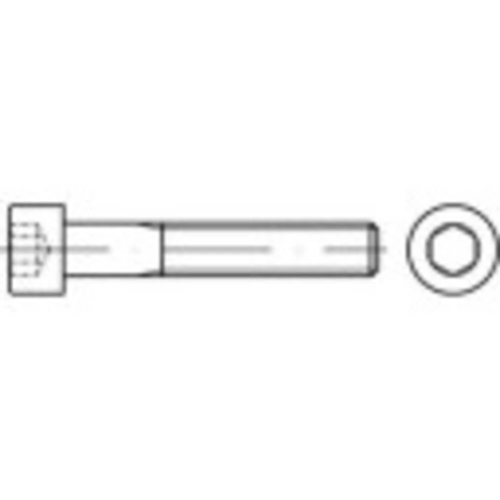 Vijci s cilindričnom glavom M10 50 mm Unutarnji šesterostrani ISO 4762 100 ST TOOLCRAFT TO-5424315 slika