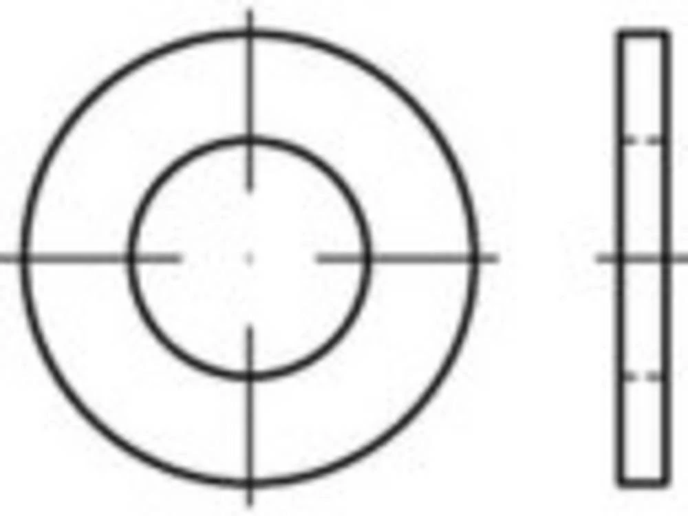 Podložne pločice 6 mm ISO 7379 Čelik 1000 ST TOOLCRAFT TO-5433408 slika