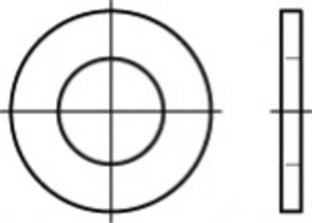 Podložne pločice 80 mm ISO 7434 Čelik 1 ST TOOLCRAFT TO-5433678 slika