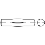 Zatik s drškom s utorom 4 mm Čelik TOOLCRAFT TO-5438070 100 ST