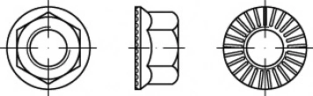 Šesterokutne matice M16 88914 50 ST TOOLCRAFT TO-5444616 slika