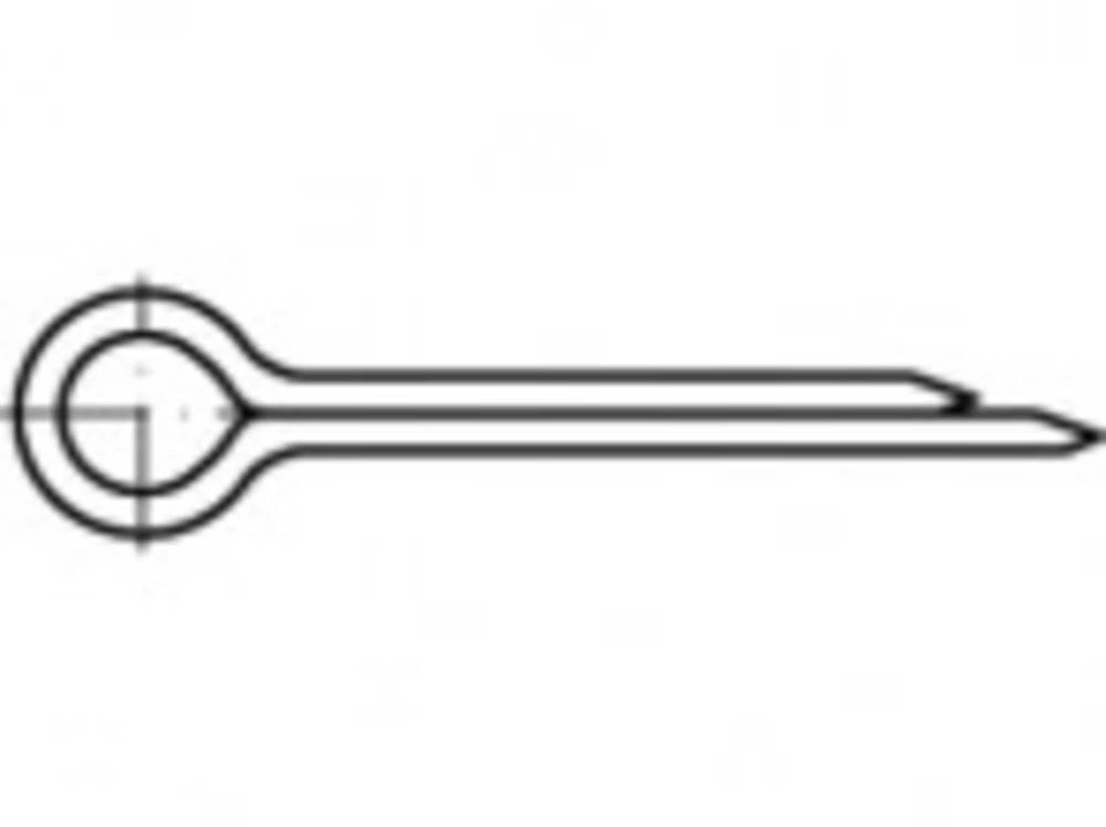 TOOLCRAFT ISO 1234 svrdla od mesinga Dimenzije: 4 x 40 (100 komada) N/A 40 mm 100 ST slika