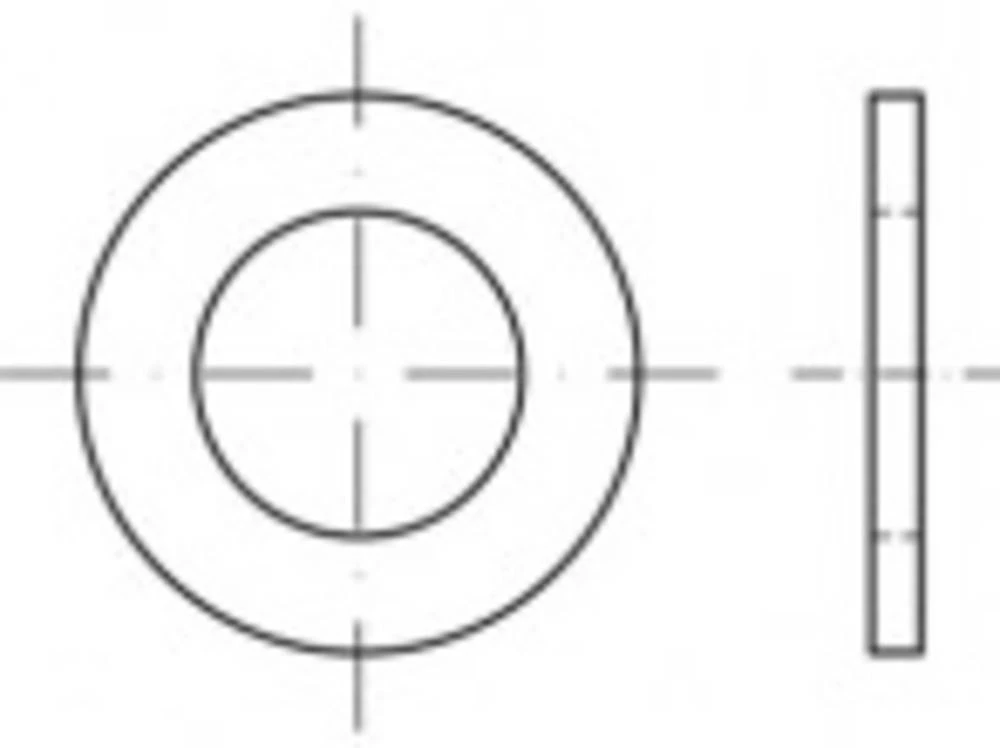 Podložne pločice 16 mm ISO 7092 Mjed 100 ST TOOLCRAFT TO-5454225 slika