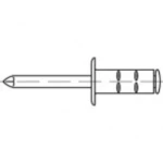 Otvorena sllijepa zakovica 3,2 mm TOOLCRAFT TO-5455206 1000 ST