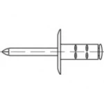 Otvorena sllijepa zakovica 4,8 mm TOOLCRAFT TO-5455254 250 ST