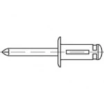 Otvorena sllijepa zakovica 4,8 mm TOOLCRAFT TO-5455302 250 ST