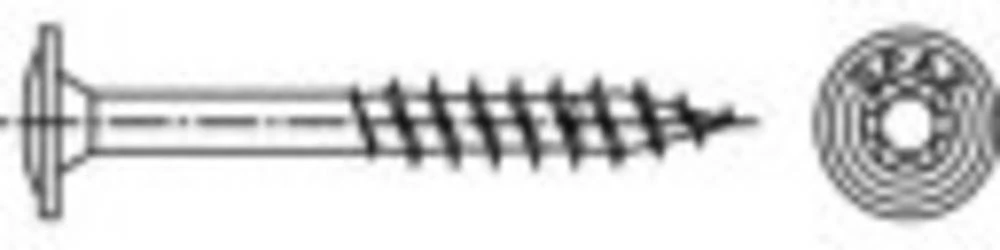 Vijci s ravnom glavom 50 mm Torx 88193 Nehrđajući čelik A2 50 ST 881939240080050 slika