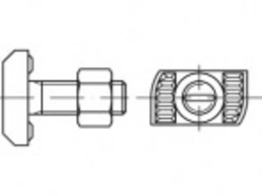 Vijci s čekić glavom M16 60 mm 88943 Nehrđajući čelik A4 25 ST 889439400160060 slika