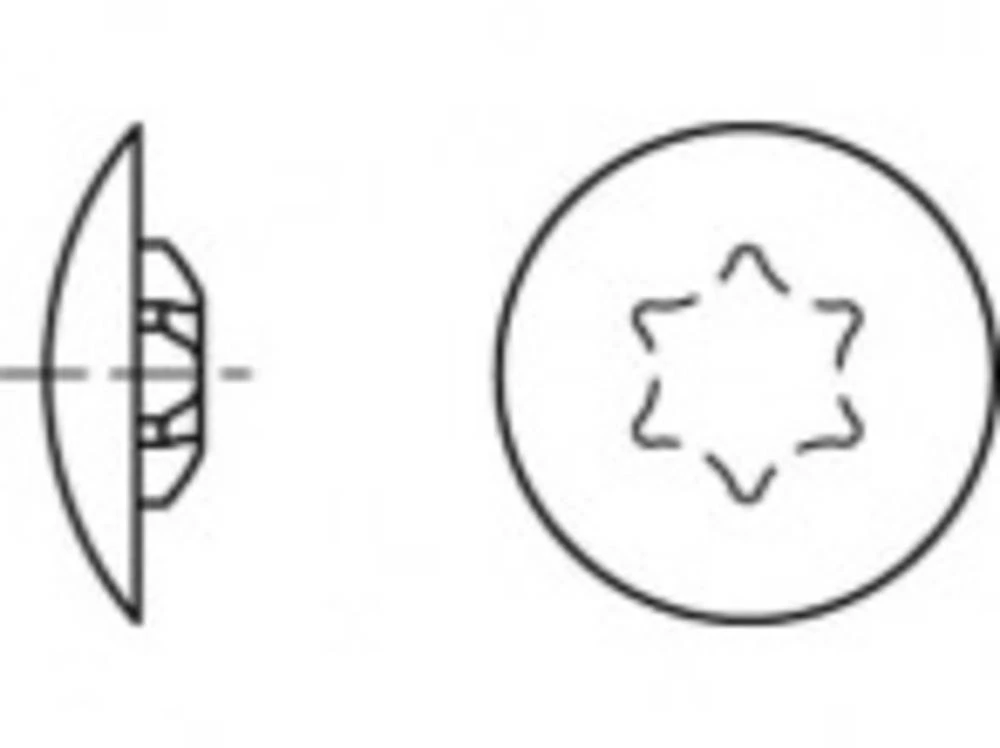 Proizvod 89012 Plastični ukrasni poklopci za SPAX sidro sidra RA, za cilindre i šiljke s ISR-om Dimenzije: bijela (500 komada) 5 slika