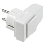 Utikač sa zaštitnim kontaktom Plastika s prekidačem 250 V Bijela IP20 Bachmann 911.271