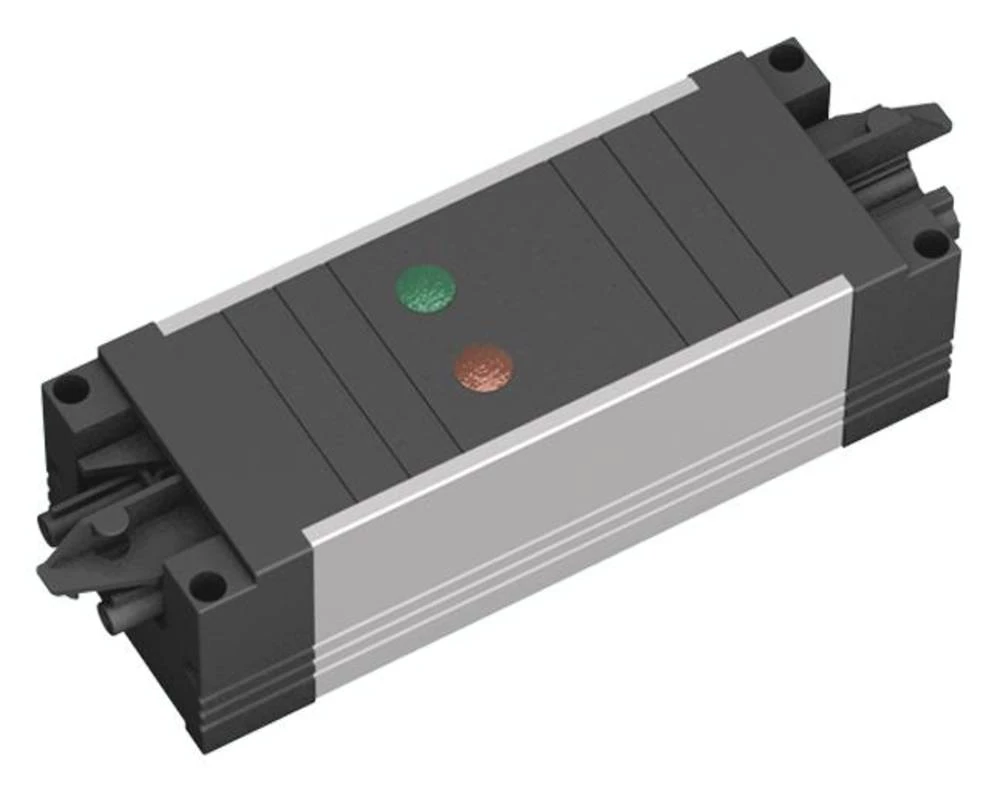 Razdjelna letva sa zaštitom od prenapona Aluminij, Crna Bez utiča Bachmann 336.003 slika