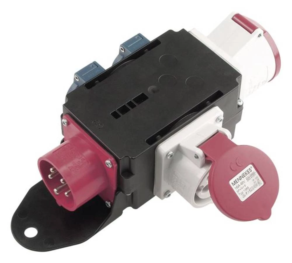 CEE adapter 16 A, 32 A 5-polni 230 V, 400 V Bachmann 349.006 slika