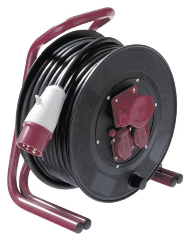 Bachmann 399.186 3AC izlazi 40m Crni Produžni kabel IP44 Bachmann 399.186 slika