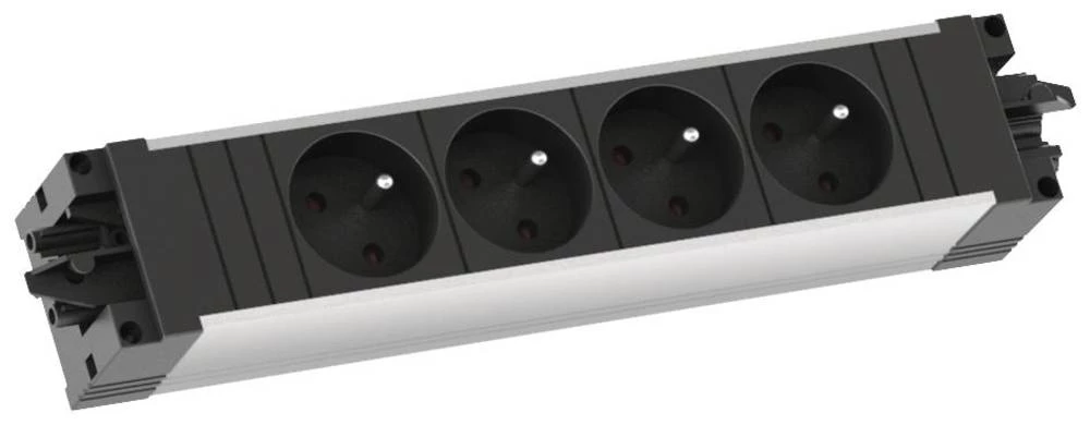 Razdjelna letva bez prekidača Plemeniti čelik Utičnica Bachmann 336.606 slika