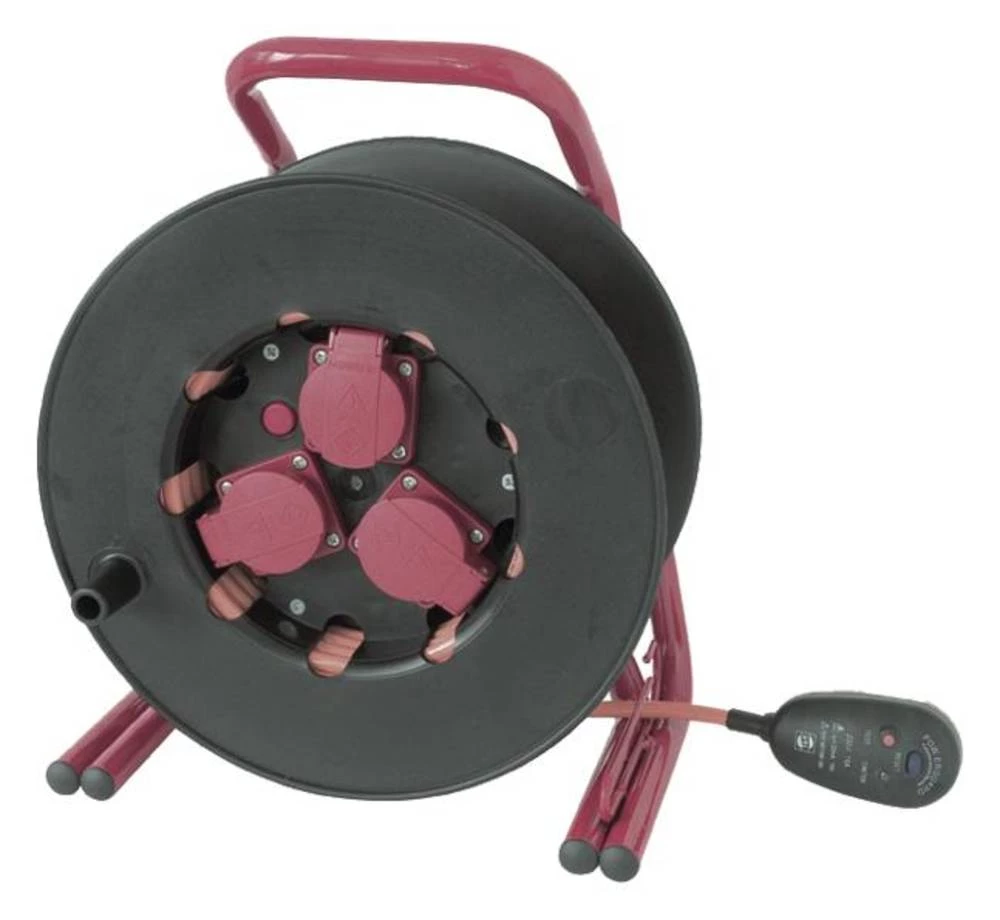 Bachmann 398.200 3AC izlazi 25 m crni produžni kabel IP44 Bachmann 398.200 slika