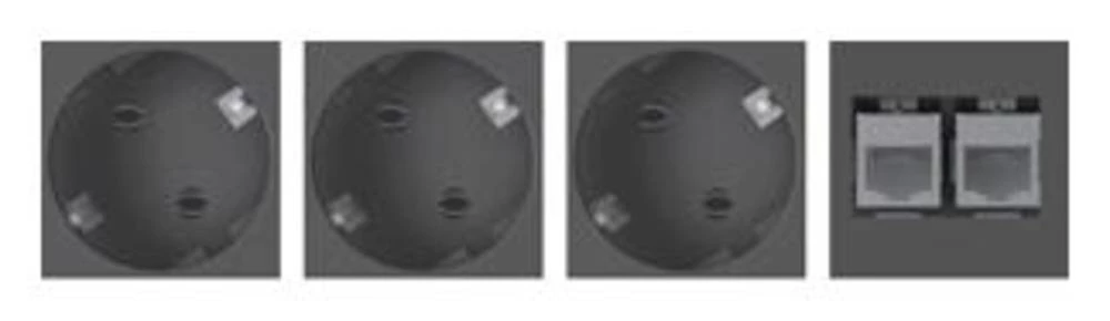 Razdjelna letva sa zaštitom od prenapona Aluminij, Crna Utičnica Bachmann 904.001 slika