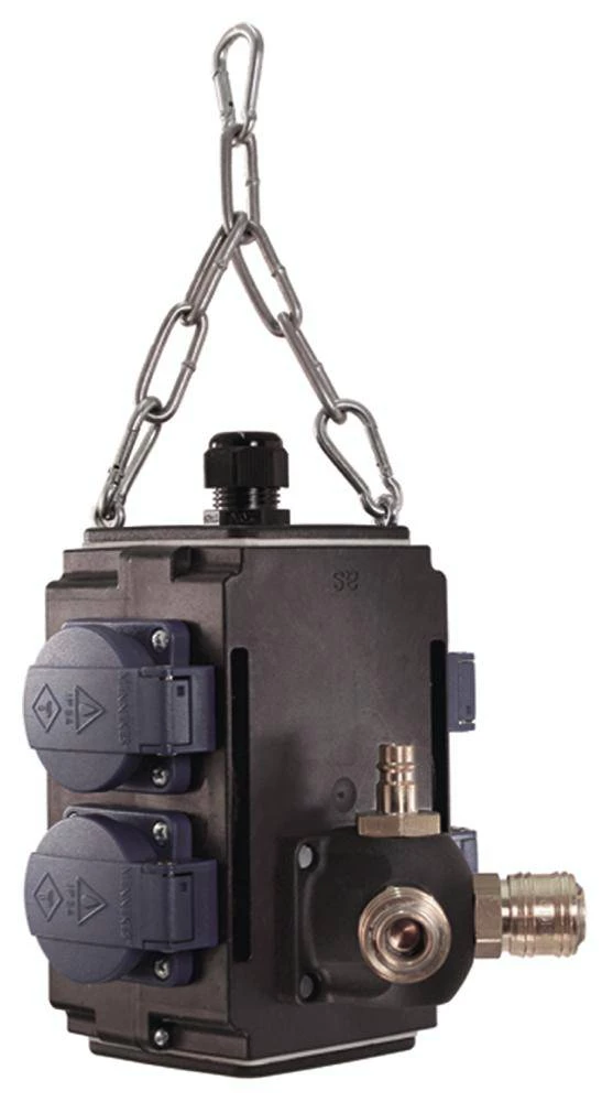 4-struki Razvodna utičnica Bachmann 349.301 Crna slika