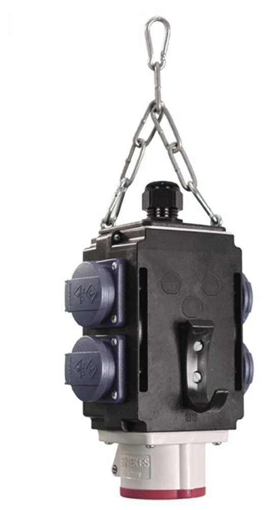 Bachmann 349.302 Bachmann E-Cube 4x Schuko 1x CEE IP44 16 A 230 V IP44 slika