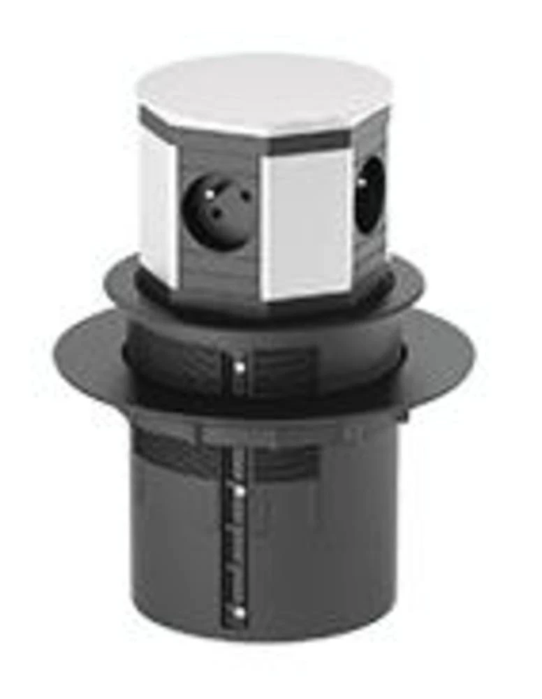 Razdjelna letva bez prekidača Crna, Bijela Utičnica Bachmann 904.008 slika