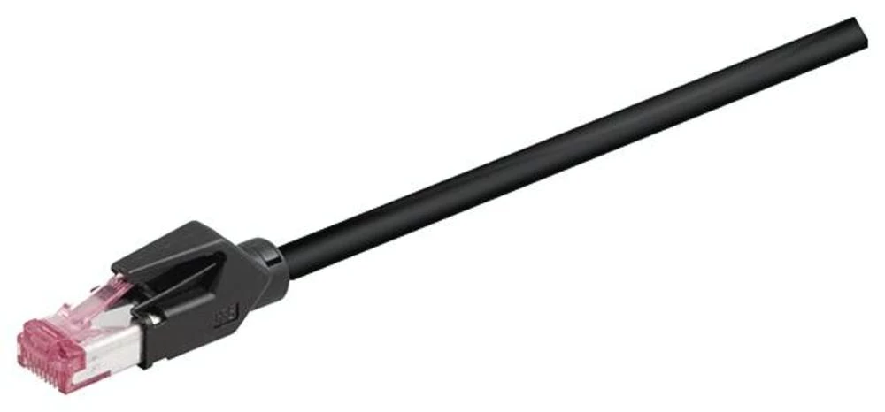 LAN (RJ45) Mreža Priključni kabel CAT 6A S/FTP 3.00 m Siva Vatrostalan, sa zaštitom za nosić Bachmann slika