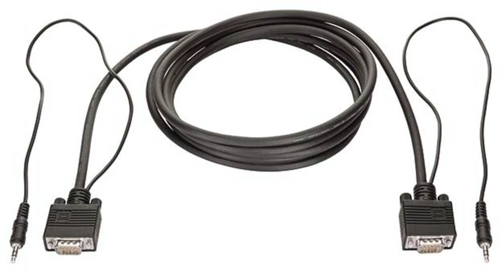 Bachmann VGA / Utičnica Priključni kabel [1x Muški konektor VGA, 3,5 mm banana utikač - 1x Muški konektor VGA, 3,5 mm banana uti slika