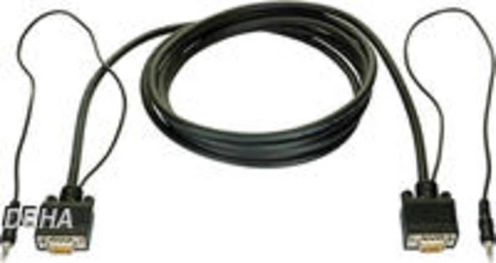 Bachmann VGA / Utičnica Priključni kabel [1x Muški konektor VGA, 3,5 mm banana utikač - 1x Muški konektor VGA, 3,5 mm banana uti slika