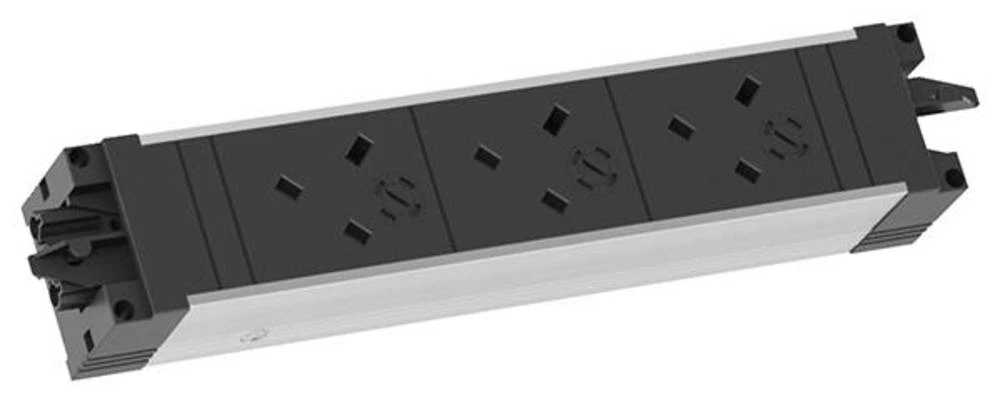 Razdjelna letva s prekidačem Aluminij, Crna Bez utiča Bachmann 906.1059 slika