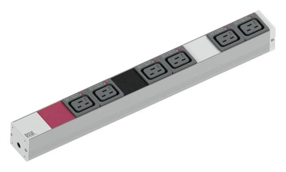 19  Višestruka utičnica za mrežni ormar 1 U Utičnica za rashladne uređaje C19 16A Bachmann 800.0112 slika