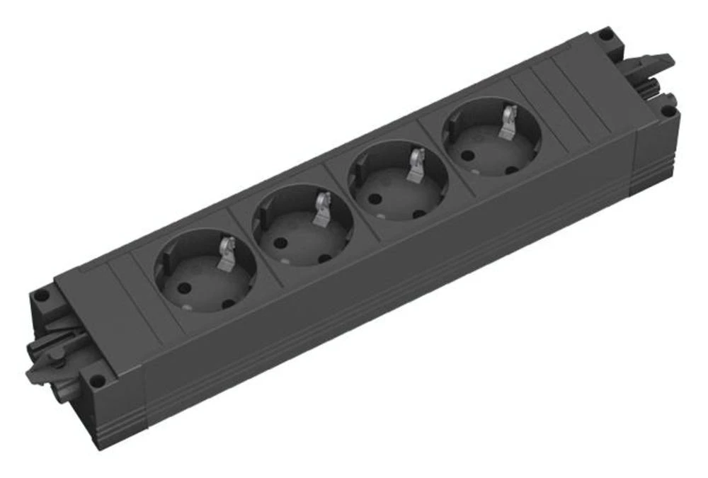 Razdjelna letva s prekidačem Bijela Utičnica Bachmann 336.626 slika