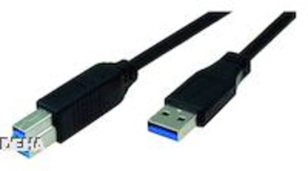 Bachmann USB 3.0 Priključni kabel [1x Muški konektor USB 3.0 tipa A - 1x Muški konektor USB 3.0 tipa B] 1 m Crna slika