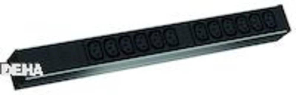 19  Višestruka utičnica za mrežni ormar 1 U Utičnica za rashladne uređaje C13 10A Bachmann 800.2284 Siva, Srebrna slika