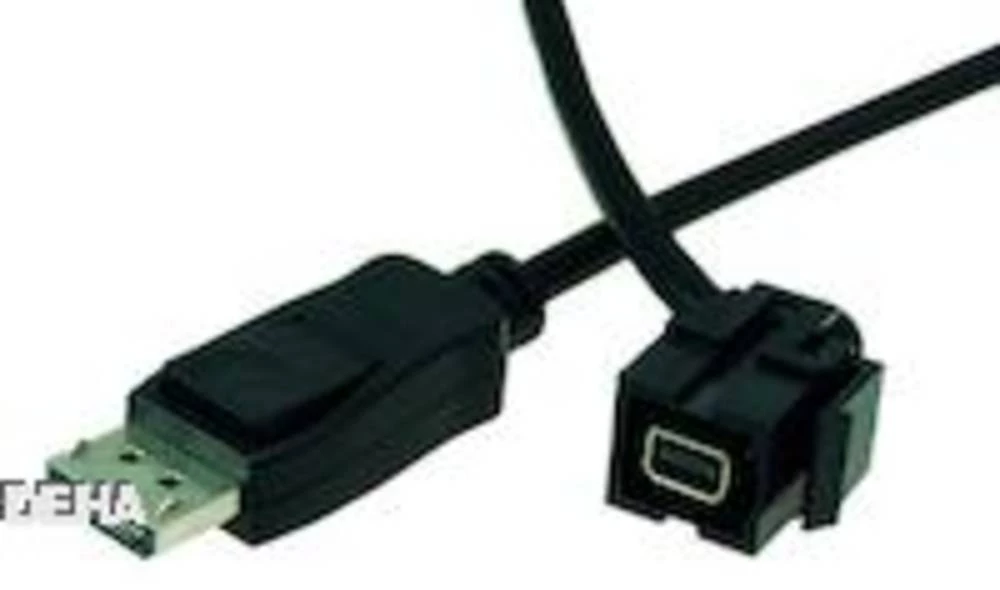 Bachmann Priključni kabel [1x Ženski konektor Mini DisplayPort - 1x Muški konektor Mini DisplayPort] 0.5 m Crna slika