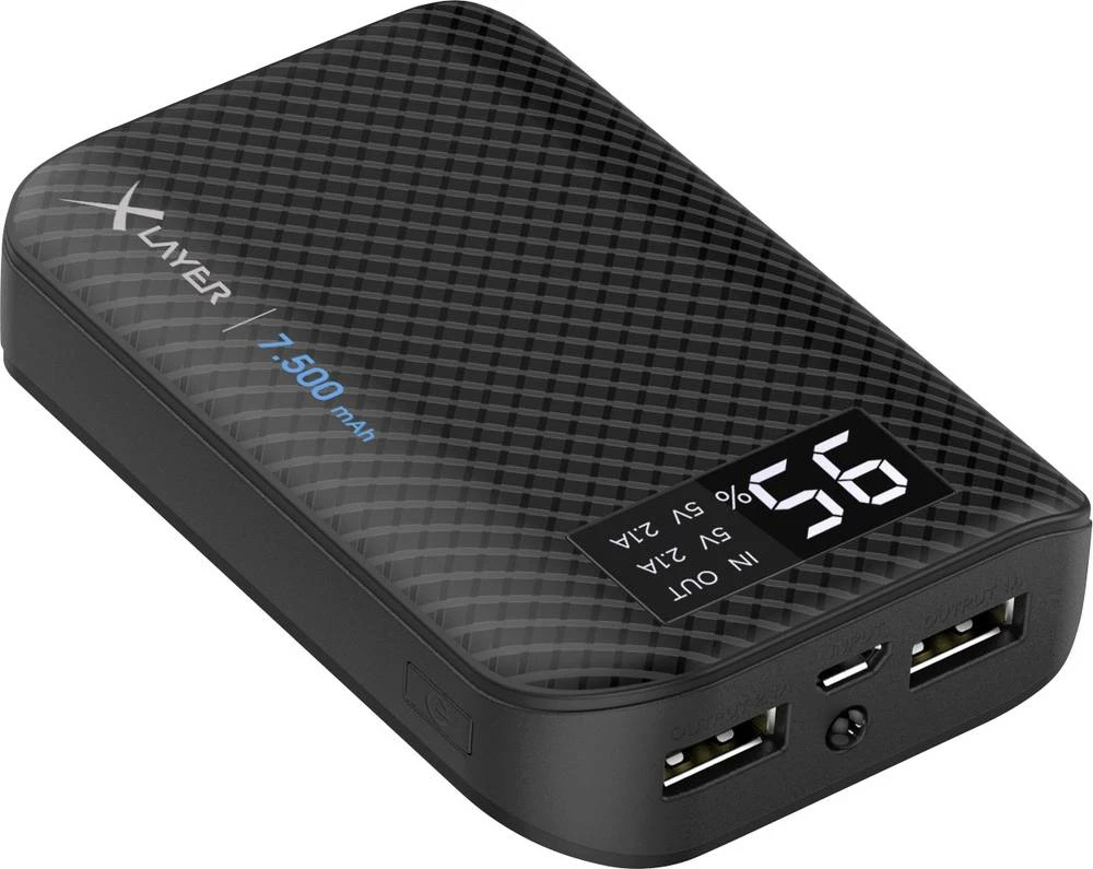 Powerbank (dodatna baterija) Pure-Carbon Xlayer Li-Ion 7500 mAh slika