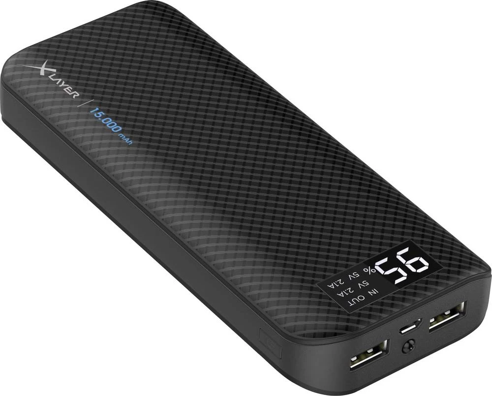 Powerbank (dodatna baterija) Pure-Carbon Xlayer Li-Ion 15000 mAh slika