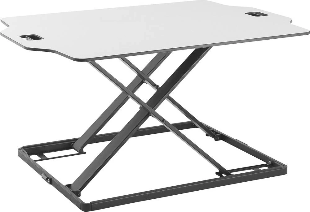 Digitus DA-90382 Radni stol za sjedenje-stajanje ATT.FX.HEIGHT_RANGE: 3 Do 40 cm Bijela, Crna slika