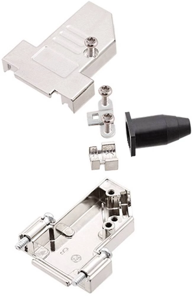 D-SUB kućište, broj polova: 37 cinkovsko lijevanje 45 ° metal encitech DTSL37-RG-SJS-M2.5-S-K 1 komad slika