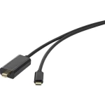 iPad Video kabel [1x Muški konektor USB-C™ - 1x Muški konektor Mini DisplayPort] 1.8 m Crna Renkforce