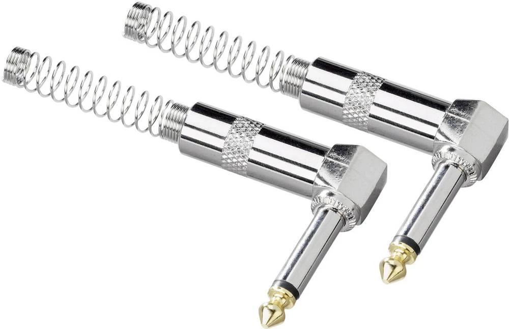 Profesionalni ugradni muški konektor, 6,3 mm banana, 2 komada Paccs slika