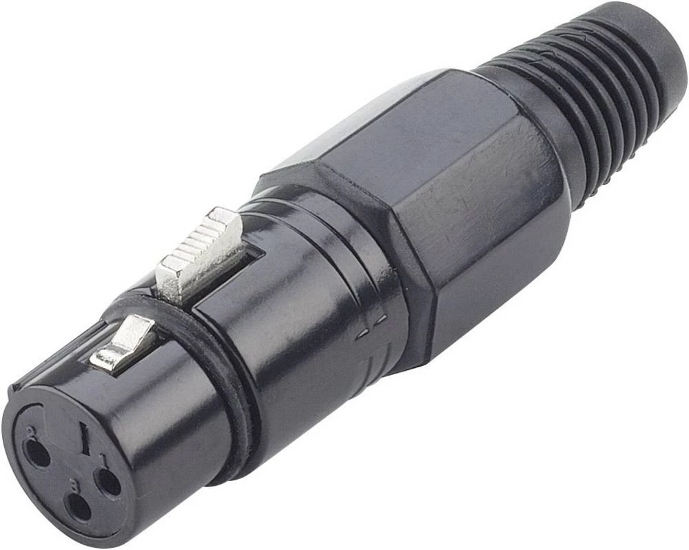 Konektor za kabel, muški XLR-konektor/ženski XLR-konektor Paccs slika