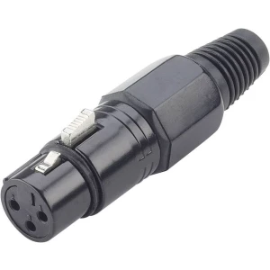 Konektor za kabel, muški XLR-konektor/ženski XLR-konektor Paccs slika