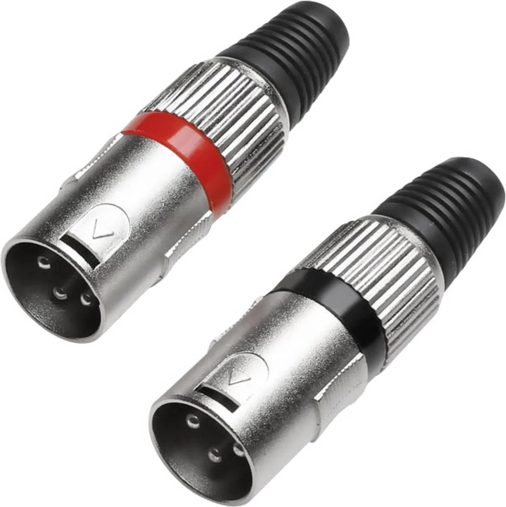 Muški XLR-konektor, potpuno metalni, 2 komada Paccs slika